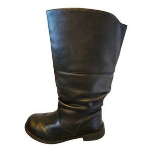 Featherlike Women's Fergie Steel Toe Black Leather Safety Work Boots/shoes